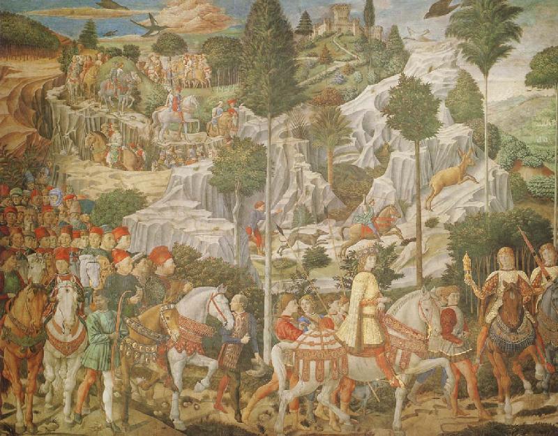Benozzo Gozzoli Procession of the Magi oil painting picture